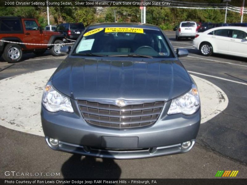 Silver Steel Metallic / Dark Slate Gray/Light Slate Gray 2008 Chrysler Sebring Touring Sedan