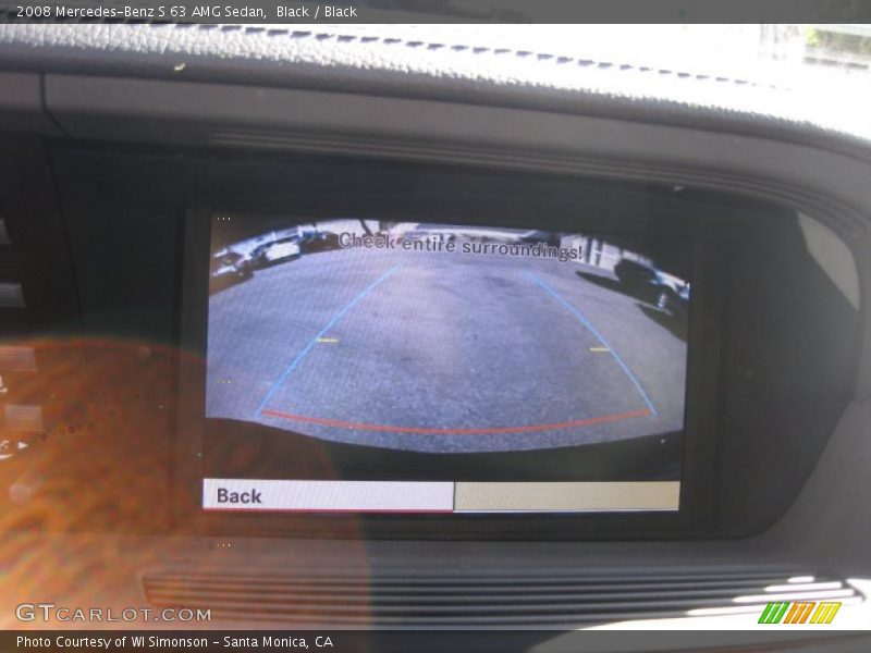 Black / Black 2008 Mercedes-Benz S 63 AMG Sedan