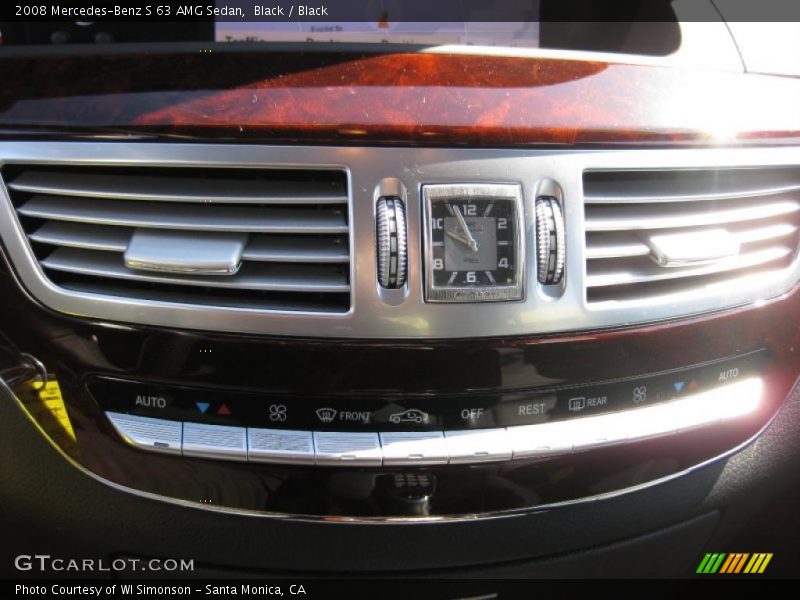 Black / Black 2008 Mercedes-Benz S 63 AMG Sedan