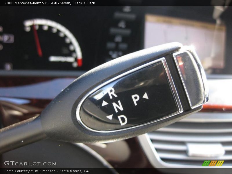 Black / Black 2008 Mercedes-Benz S 63 AMG Sedan