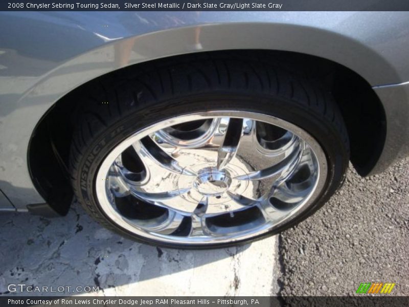 Silver Steel Metallic / Dark Slate Gray/Light Slate Gray 2008 Chrysler Sebring Touring Sedan