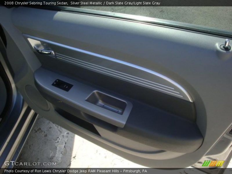 Silver Steel Metallic / Dark Slate Gray/Light Slate Gray 2008 Chrysler Sebring Touring Sedan