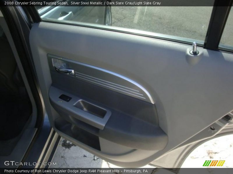 Silver Steel Metallic / Dark Slate Gray/Light Slate Gray 2008 Chrysler Sebring Touring Sedan