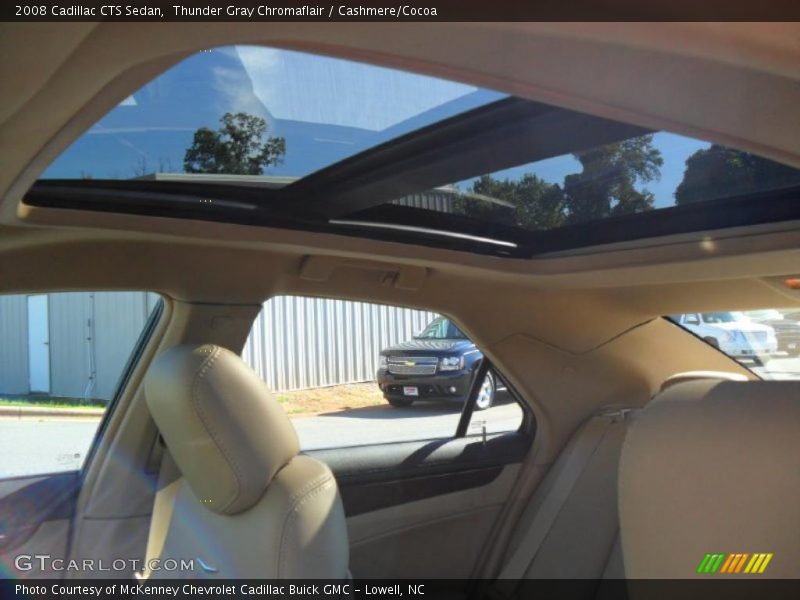 Thunder Gray Chromaflair / Cashmere/Cocoa 2008 Cadillac CTS Sedan
