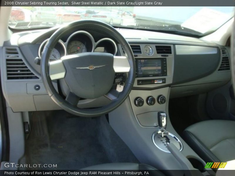 Silver Steel Metallic / Dark Slate Gray/Light Slate Gray 2008 Chrysler Sebring Touring Sedan