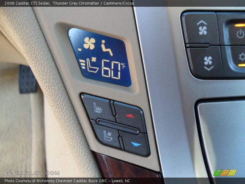 Thunder Gray Chromaflair / Cashmere/Cocoa 2008 Cadillac CTS Sedan