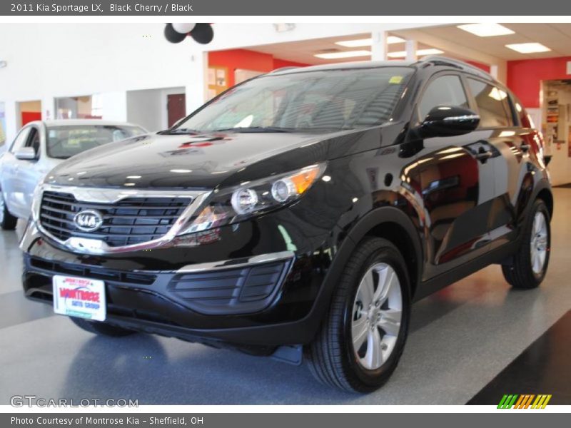 Black Cherry / Black 2011 Kia Sportage LX