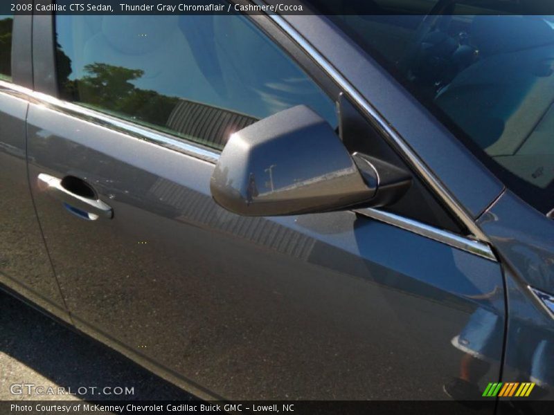 Thunder Gray Chromaflair / Cashmere/Cocoa 2008 Cadillac CTS Sedan