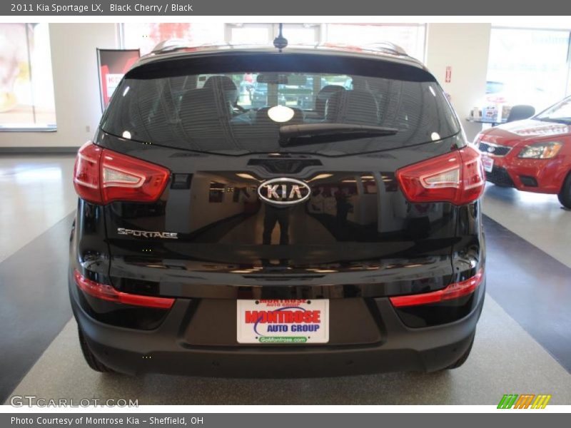 Black Cherry / Black 2011 Kia Sportage LX