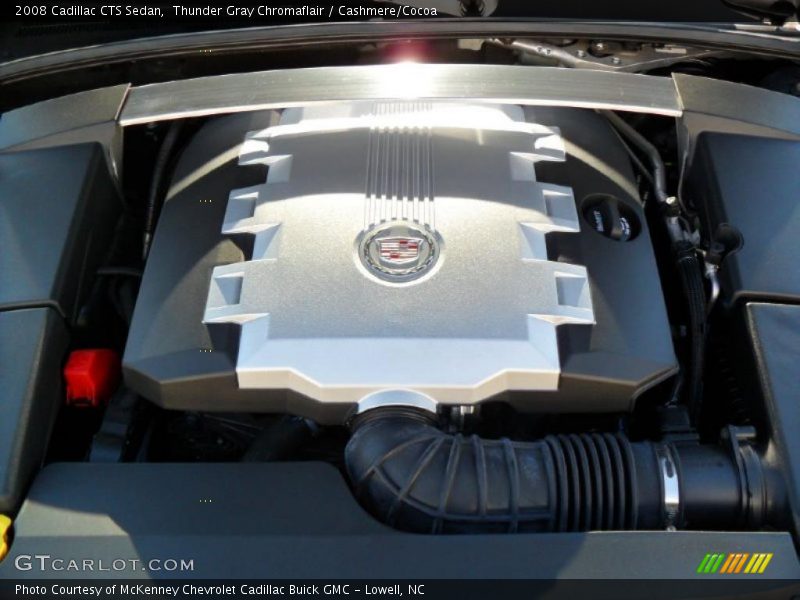 Thunder Gray Chromaflair / Cashmere/Cocoa 2008 Cadillac CTS Sedan