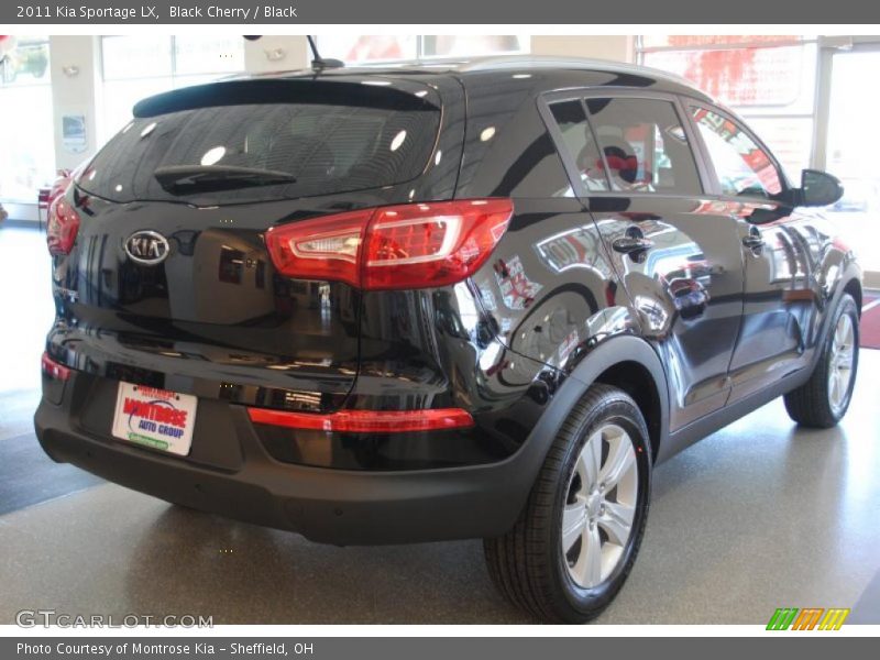 Black Cherry / Black 2011 Kia Sportage LX