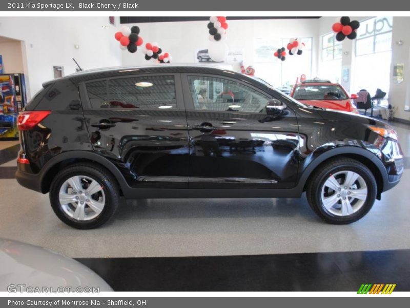 Black Cherry / Black 2011 Kia Sportage LX