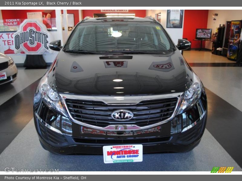 Black Cherry / Black 2011 Kia Sportage LX