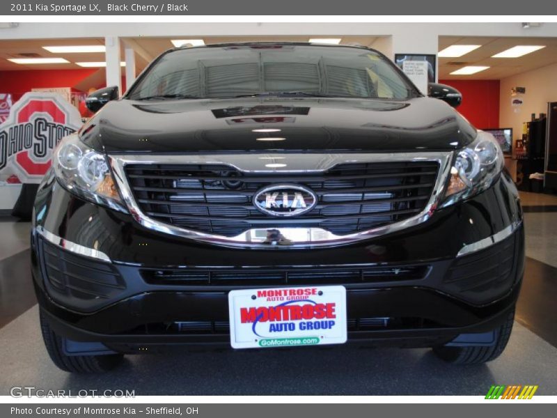 Black Cherry / Black 2011 Kia Sportage LX