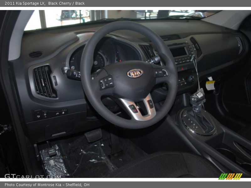 Black Cherry / Black 2011 Kia Sportage LX