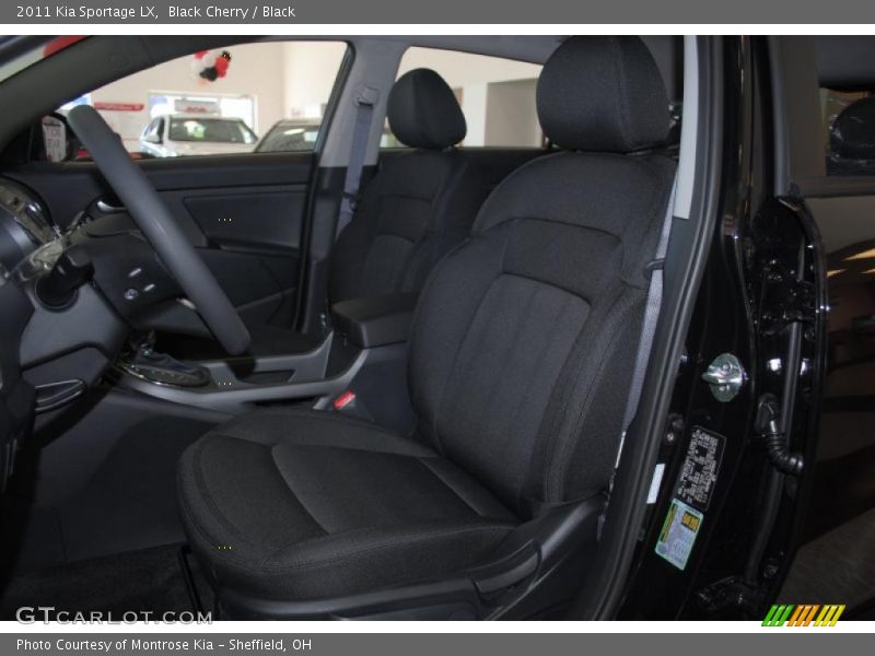 Black Cherry / Black 2011 Kia Sportage LX