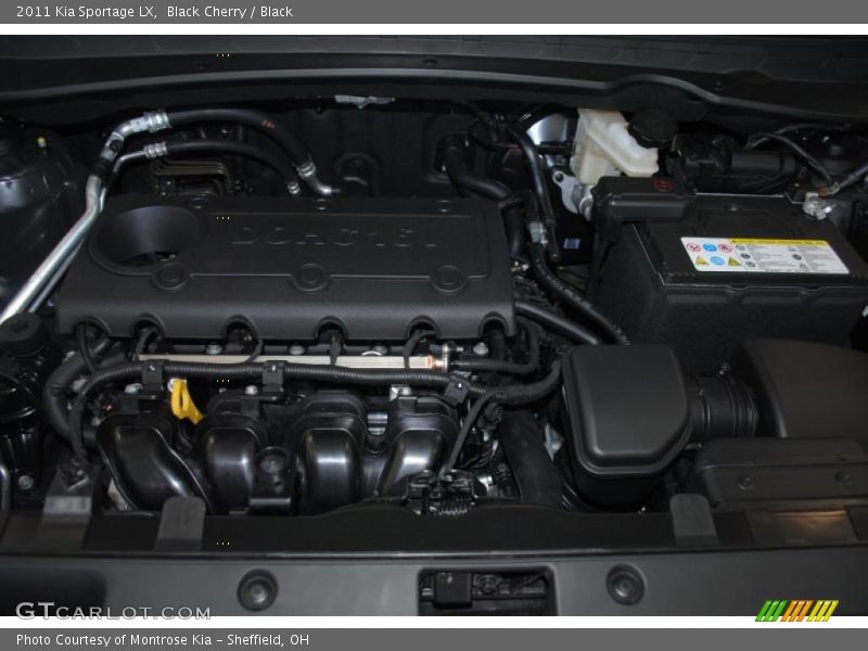 Black Cherry / Black 2011 Kia Sportage LX