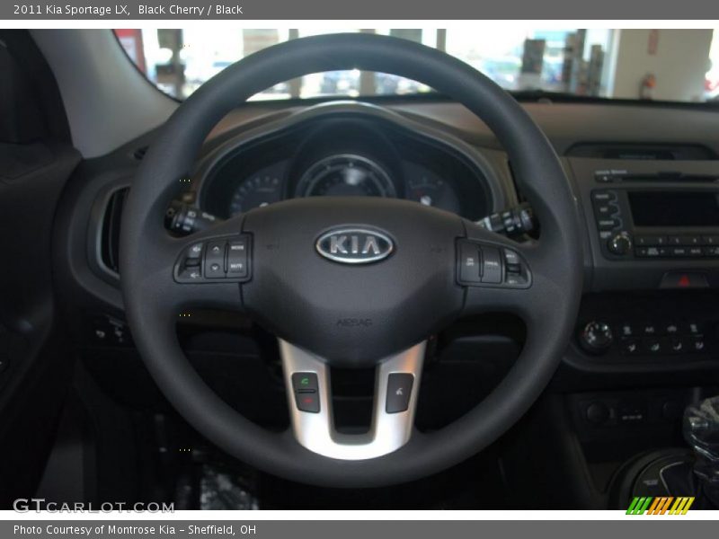 Black Cherry / Black 2011 Kia Sportage LX