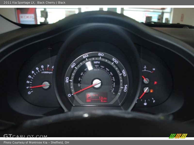 Black Cherry / Black 2011 Kia Sportage LX
