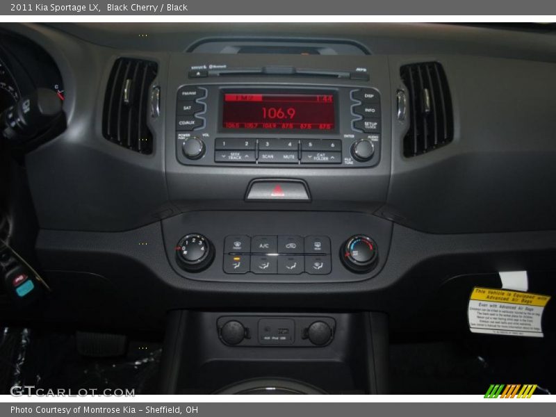 Black Cherry / Black 2011 Kia Sportage LX