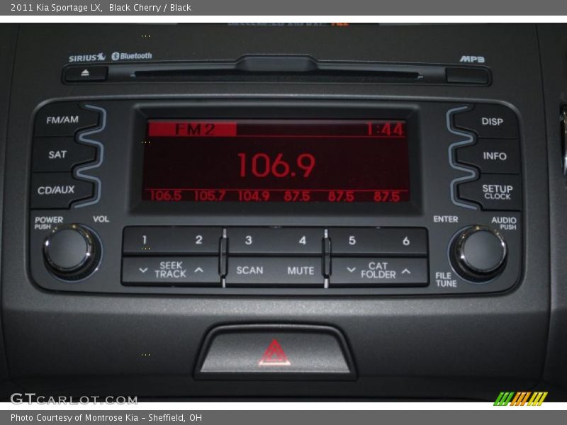 Black Cherry / Black 2011 Kia Sportage LX