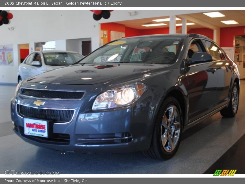 Golden Pewter Metallic / Ebony 2009 Chevrolet Malibu LT Sedan