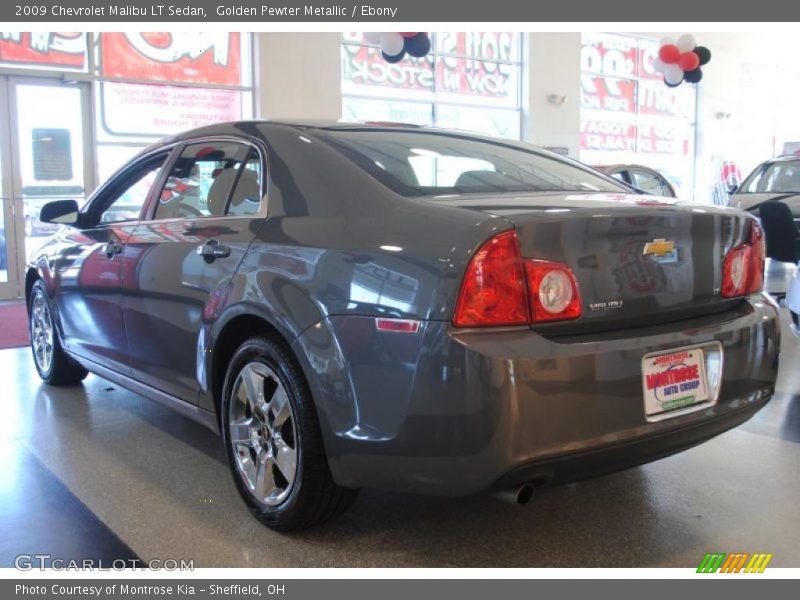 Golden Pewter Metallic / Ebony 2009 Chevrolet Malibu LT Sedan