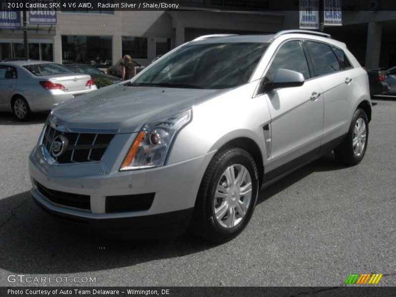 Radiant Silver / Shale/Ebony 2010 Cadillac SRX 4 V6 AWD