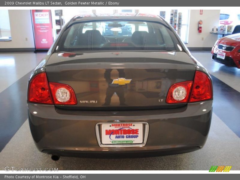 Golden Pewter Metallic / Ebony 2009 Chevrolet Malibu LT Sedan