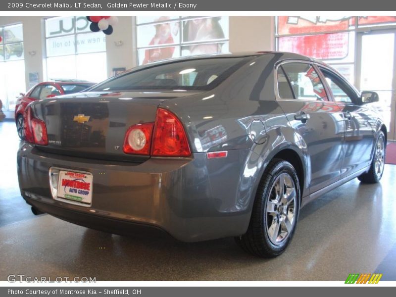 Golden Pewter Metallic / Ebony 2009 Chevrolet Malibu LT Sedan