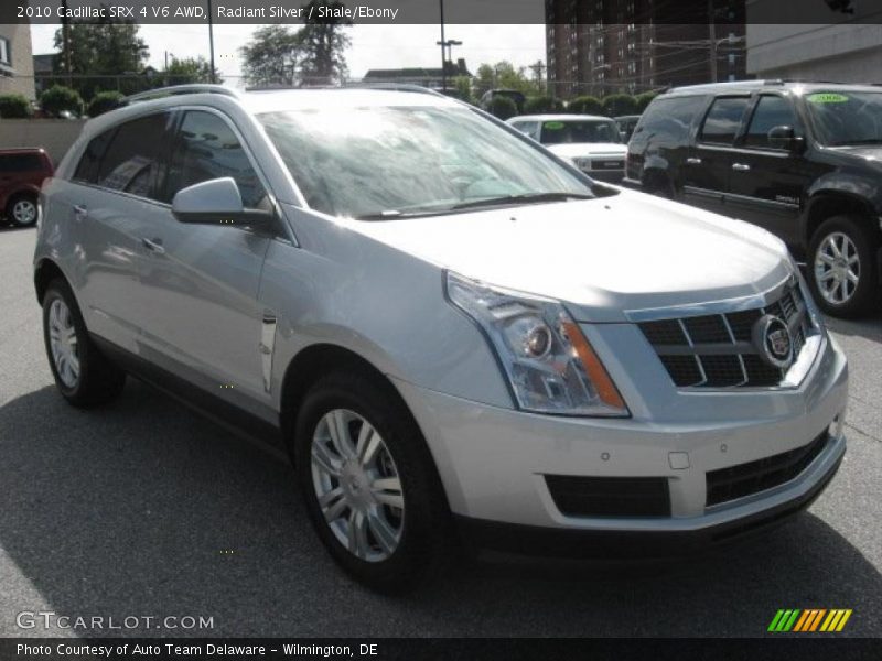 Radiant Silver / Shale/Ebony 2010 Cadillac SRX 4 V6 AWD