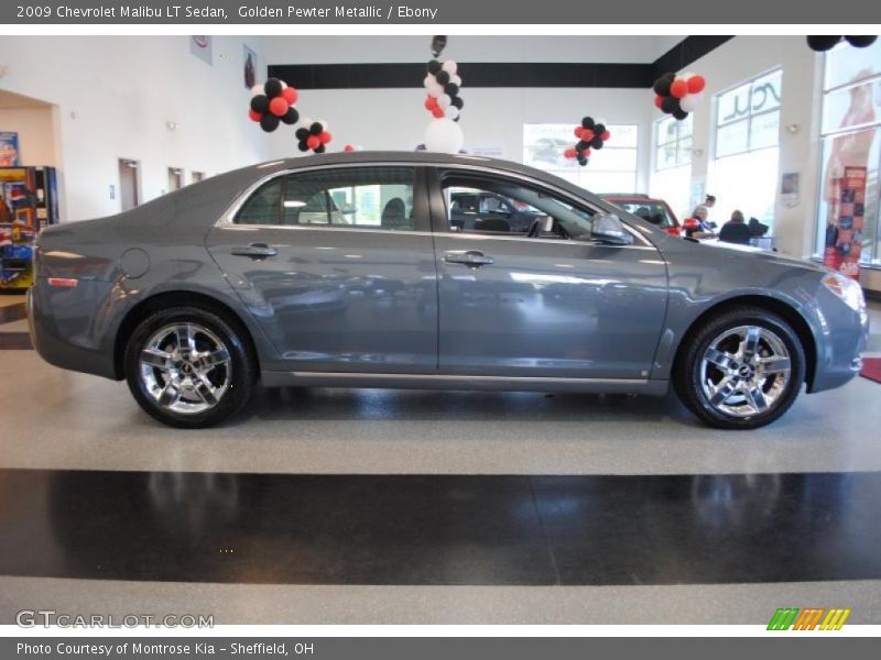 Golden Pewter Metallic / Ebony 2009 Chevrolet Malibu LT Sedan