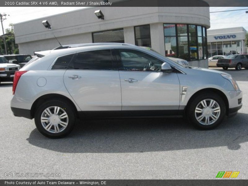 Radiant Silver / Shale/Ebony 2010 Cadillac SRX 4 V6 AWD
