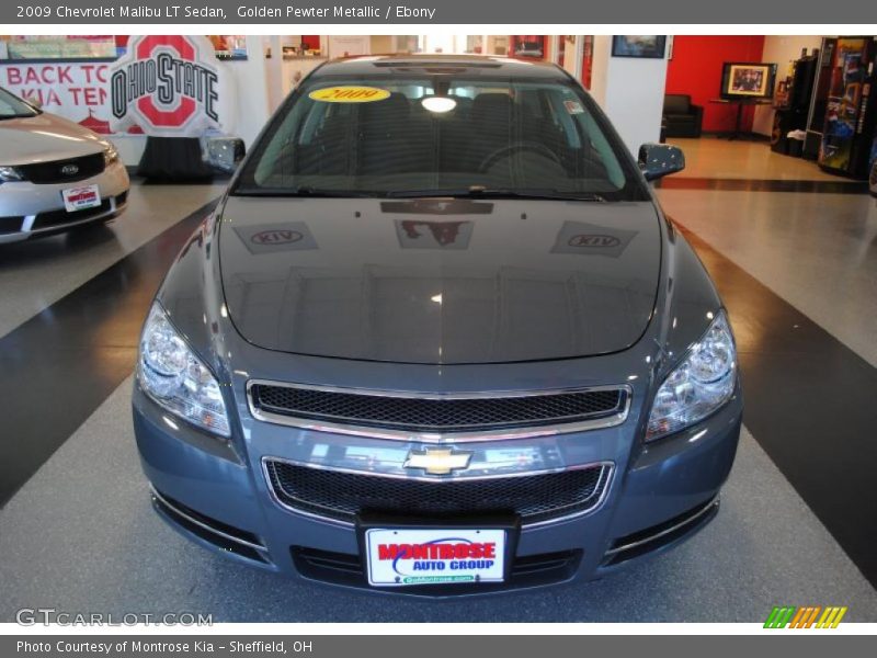 Golden Pewter Metallic / Ebony 2009 Chevrolet Malibu LT Sedan