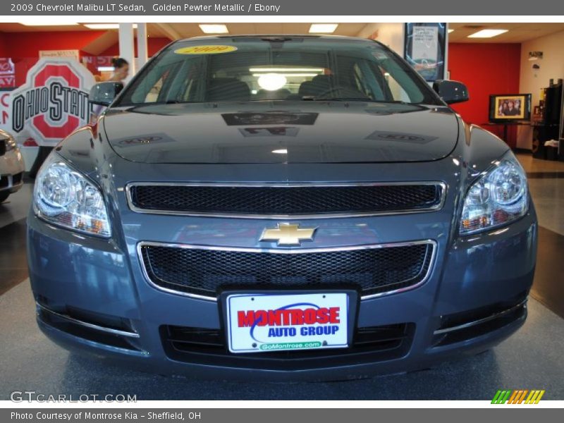Golden Pewter Metallic / Ebony 2009 Chevrolet Malibu LT Sedan