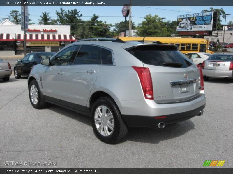 Radiant Silver / Shale/Ebony 2010 Cadillac SRX 4 V6 AWD