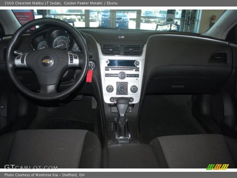 Golden Pewter Metallic / Ebony 2009 Chevrolet Malibu LT Sedan