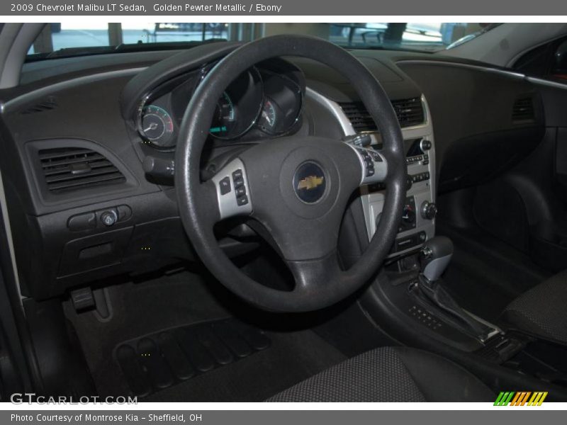 Golden Pewter Metallic / Ebony 2009 Chevrolet Malibu LT Sedan