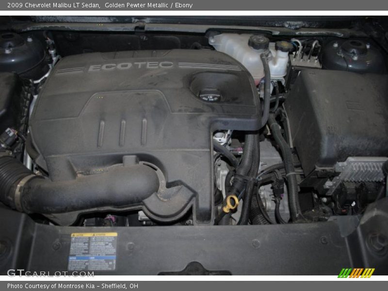 Golden Pewter Metallic / Ebony 2009 Chevrolet Malibu LT Sedan
