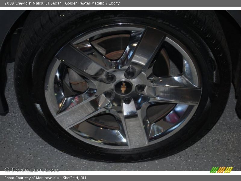 Golden Pewter Metallic / Ebony 2009 Chevrolet Malibu LT Sedan