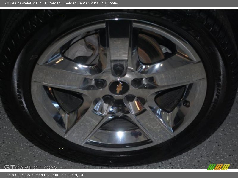 Golden Pewter Metallic / Ebony 2009 Chevrolet Malibu LT Sedan