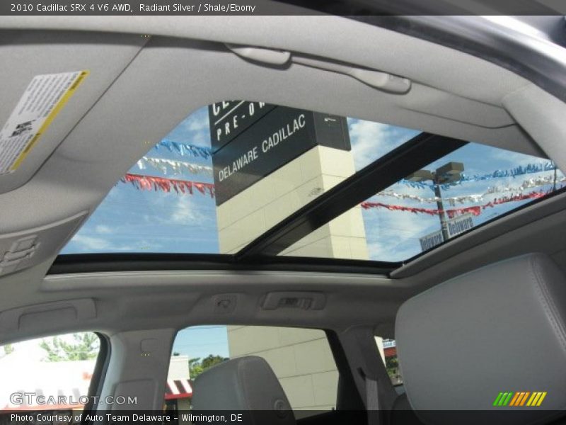 Radiant Silver / Shale/Ebony 2010 Cadillac SRX 4 V6 AWD