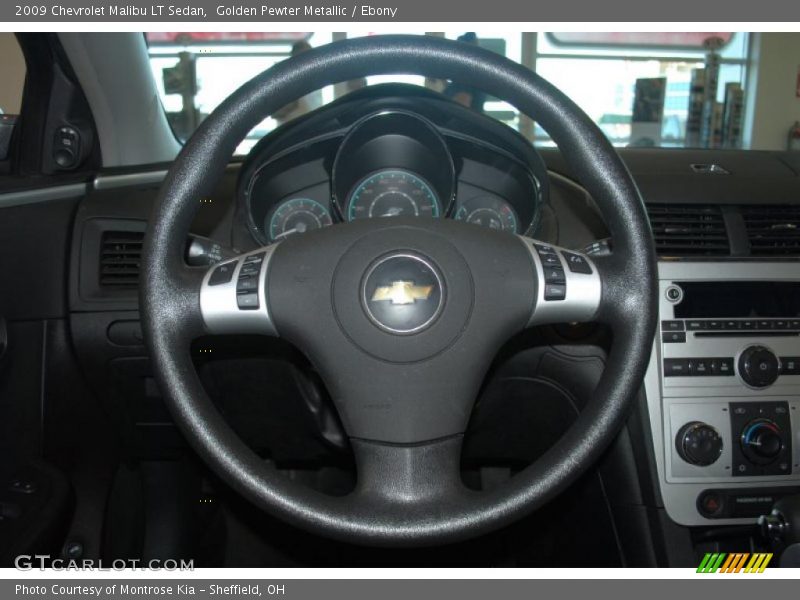 Golden Pewter Metallic / Ebony 2009 Chevrolet Malibu LT Sedan