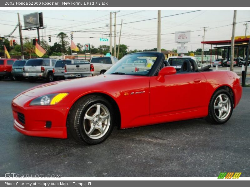 New Formula Red / Black 2003 Honda S2000 Roadster