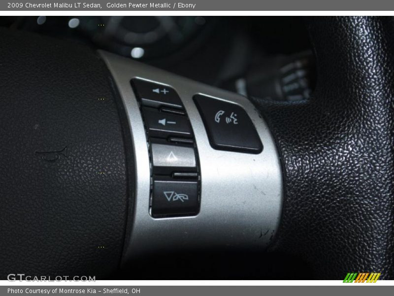 Golden Pewter Metallic / Ebony 2009 Chevrolet Malibu LT Sedan