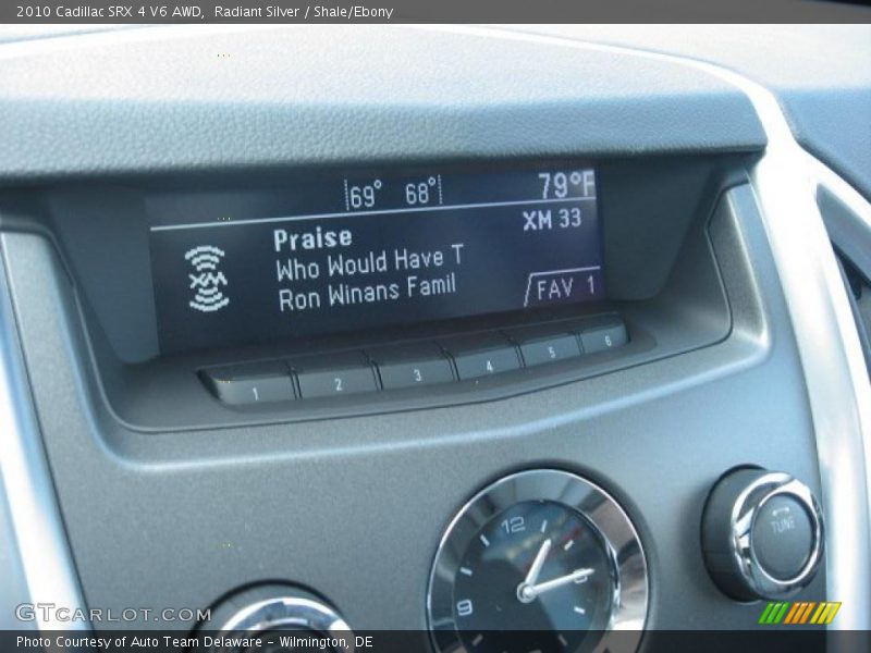 Radiant Silver / Shale/Ebony 2010 Cadillac SRX 4 V6 AWD