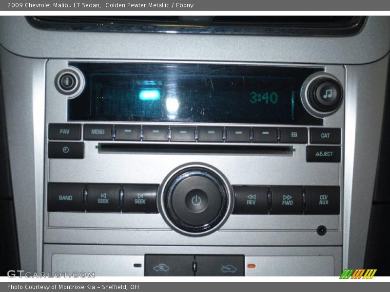 Golden Pewter Metallic / Ebony 2009 Chevrolet Malibu LT Sedan