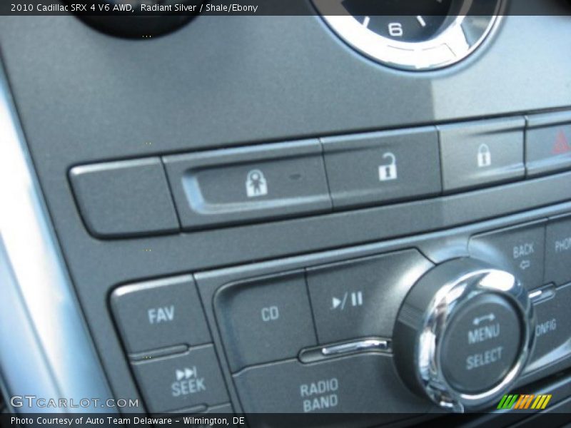 Radiant Silver / Shale/Ebony 2010 Cadillac SRX 4 V6 AWD
