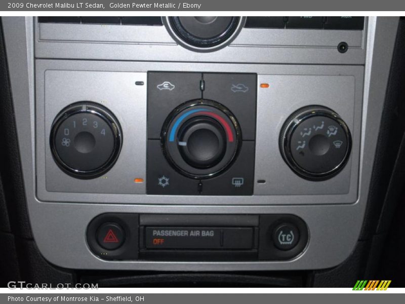 Golden Pewter Metallic / Ebony 2009 Chevrolet Malibu LT Sedan