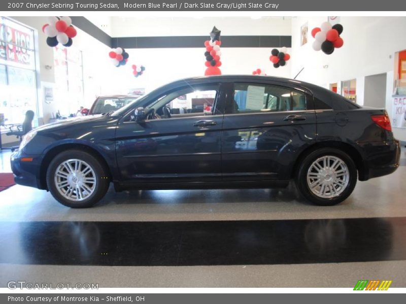 Modern Blue Pearl / Dark Slate Gray/Light Slate Gray 2007 Chrysler Sebring Touring Sedan